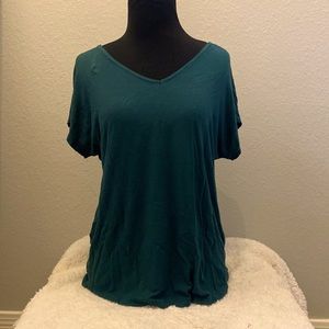 PAPERMOON Dark Green Tunic Top Size S